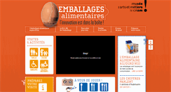 Desktop Screenshot of emballages.arts-et-metiers.net